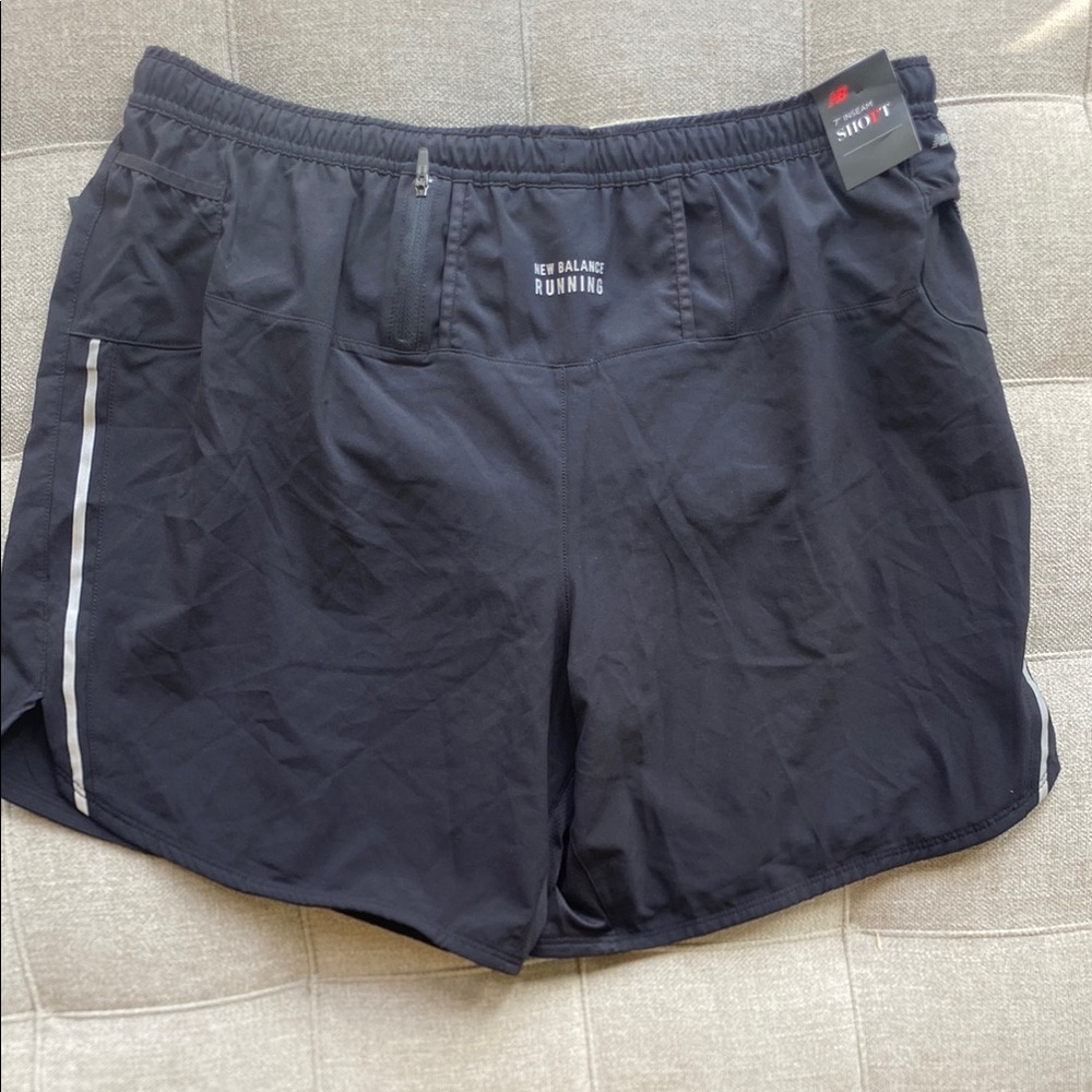 NWT New Balance Men's Black Shorts - Picture 6 of 9